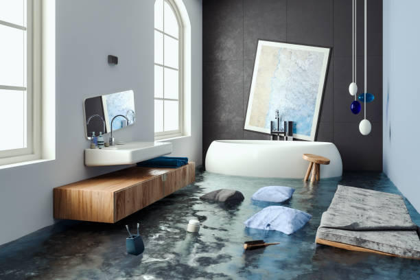 Water damage restoration process in Sterling, GA